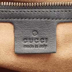 مملوكة مسبقًا Gucci Tricolor GG Supreme Canvas and Leather Medium Padlock Shoulder Bag