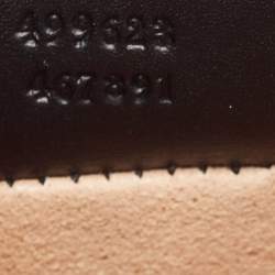 Pre Owned Gucci Dark Blue/Black GG Velvet Small Rectangular Dionysus Shoulder Bag