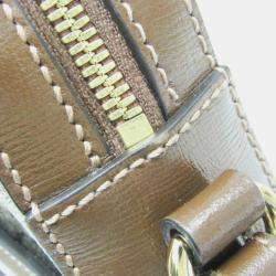 Gucci Beige/Brown GG Supreme Interlocking Shoulder Bag