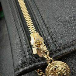 Gucci Black Leather Raja Tote Bag