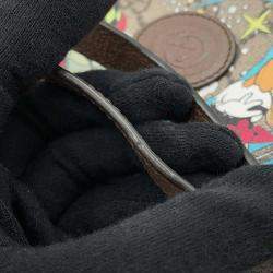 Pre Owned Gucci Disney Gg Supreme Shoulder Bag Donald Duck Beige/Brown Pvc Leather