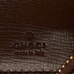 Pre Owned Gucci Beige/Ebony GG Supreme Canvas Mini Ophidia Shoulder Bag