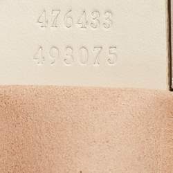 مملوكة مسبقًا Gucci Off White Matelassé Leather GG Marmont Super Mini Shoulder Bag