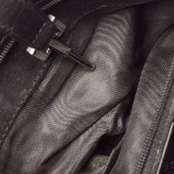 Pre Owned Gucci Black Leather Jackie Bardot Bag