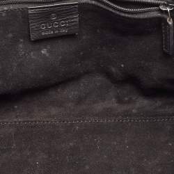 Pre Owned Gucci Black Leather Jackie Bardot Bag