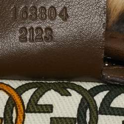 Pre Owned Gucci Beige/Brown Leather and Rabbit Fur 85th Anniversary Hobo