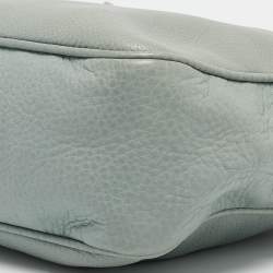 Pre Owned Gucci Mint Green Leather Medium Soho Tassel Chain Shoulder Bag