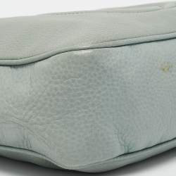 Pre Owned Gucci Mint Green Leather Medium Soho Tassel Chain Shoulder Bag