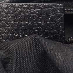 Gucci Black Canvas Large Abbey D-Ring Hobo