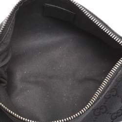 Pre Owned Gucci Black GG Canvas Pochette Bag