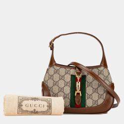 Gucci GG Supreme Canvas Mini Jackie 1961 Crossbody Bag