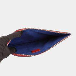 Gucci GG Supreme Canvas Mystic Cat Embroidery Clutch