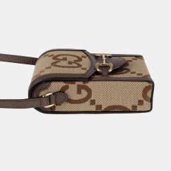 مملوكة مسبقًا Gucci GG Supreme Canvas Horsebit 1955 Mini Crossbody Bag