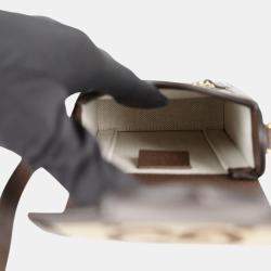 مملوكة مسبقًا Gucci GG Supreme Canvas Horsebit 1955 Mini Crossbody Bag