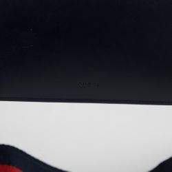 Gucci Black/Bright Evergreen/Hibiscus Red Calfskin Bamboo Web Small Dionysus Top Handle Bag