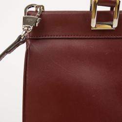 Gucci Burgundy Leather Medium Zumi Tote