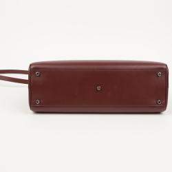 Gucci Burgundy Leather Medium Zumi Tote