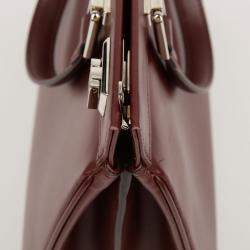 Gucci Burgundy Leather Medium Zumi Tote