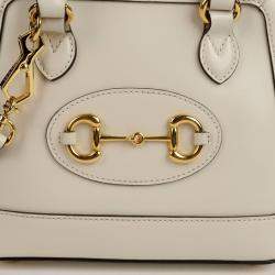 Gucci Horsebit 1955 Mini Top Handle Tote And Shoulder Bag