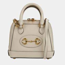 Gucci Horsebit 1955 Mini Top Handle Tote And Shoulder Bag