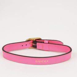 Gucci Pink Leather Mini Diana Bamboo Tote Bag