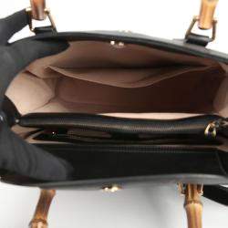 Gucci Medium Black Leather Diana Tote