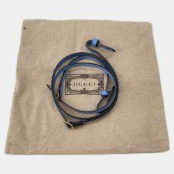 Gucci Light Blue Leather Bamboo Shoulder Bag