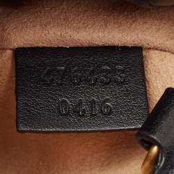 مملوكة مسبقًا حقيبة كتف غوتشي سوبر مارمونت جي جي جلد ماتيلاس بني صغيرة 