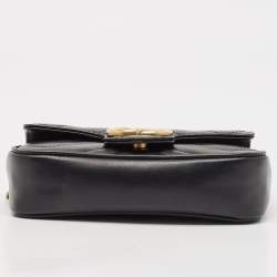 مملوكة مسبقًا حقيبة كتف غوتشي سوبر مارمونت جي جي جلد ماتيلاس بني صغيرة 