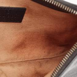 Pre Owned Gucci Black Leather Mini Aphrodite Shoulder Bag