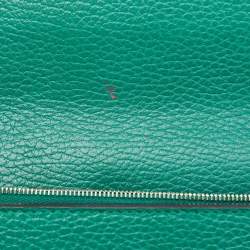 Pre Owned Gucci Green Leather Dionysus Mini Wallet on Chain