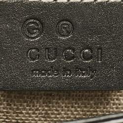 Pre Owned Gucci Black Micro Guccissima Leather Mini Emily Chain Shoulder Bag