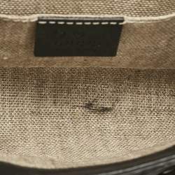 Pre Owned Gucci Black Micro Guccissima Leather Mini Emily Chain Shoulder Bag