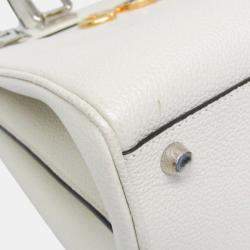 Gucci White Zumi Leather Shoulder Bag 