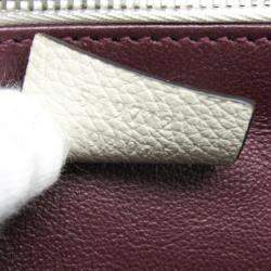 Gucci White Zumi Leather Shoulder Bag 