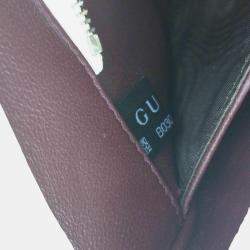 Gucci White Zumi Leather Shoulder Bag 