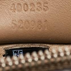Gucci Beige GG Supreme Canvas and Suede Medium Crystal/Sequins Embellished Dionysus Shoulder Bag