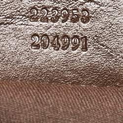 Gucci Beige/Brown GG Canvas and Leather G Interlocking Bowler Bag
