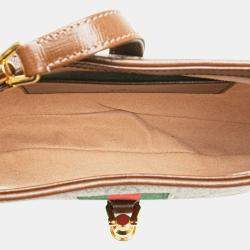Gucci Brown Canvas Mini GG Supreme Jackie 1961 Crossbody Bag