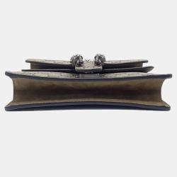 Pre Owned Gucci Beige Canvas Dionysus Crossbody Bag