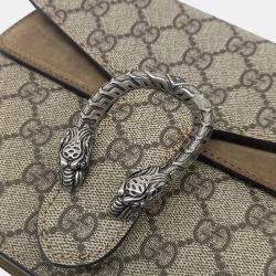 Pre Owned Gucci Beige Canvas Dionysus Crossbody Bag