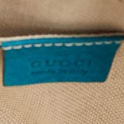 Gucci Blue Nubuck Leather Small Soho Disco Crossbody Bag