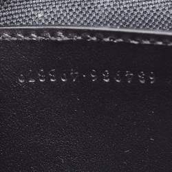 Pre Owned Gucci Black Matelasse Leather Mini GG Marmont Shoulder Bag