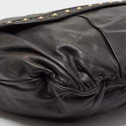 Gucci Black Leather Irina Babouska Hobo