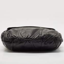 Gucci Black Leather Irina Babouska Hobo