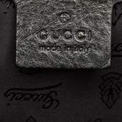 Gucci Black Leather Irina Babouska Hobo