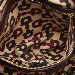 Gucci Dark Brown Guccissima Leather Hysteria Shoulder Bag