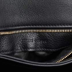 Gucci Black Leather Small Blondie Top Handle Bag
