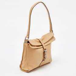 Gucci Beige Leather Jackie Shoulder Bag