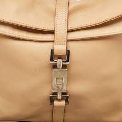 Gucci Beige Leather Jackie Shoulder Bag